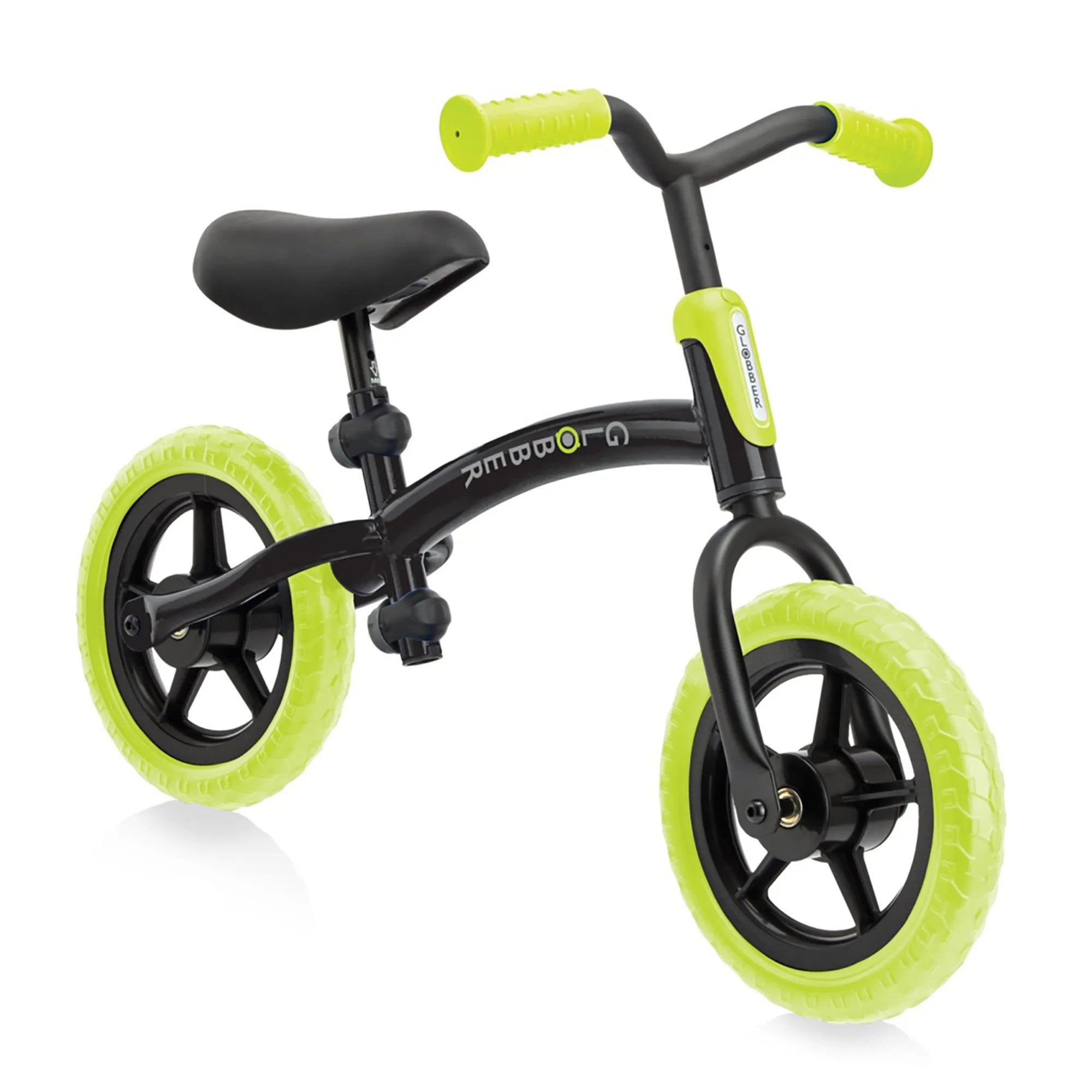 Globber Go Bike Balance Bike - Lime Green - 'New Model' - Ages 2-5 yrs - Brown's Hobby & Game