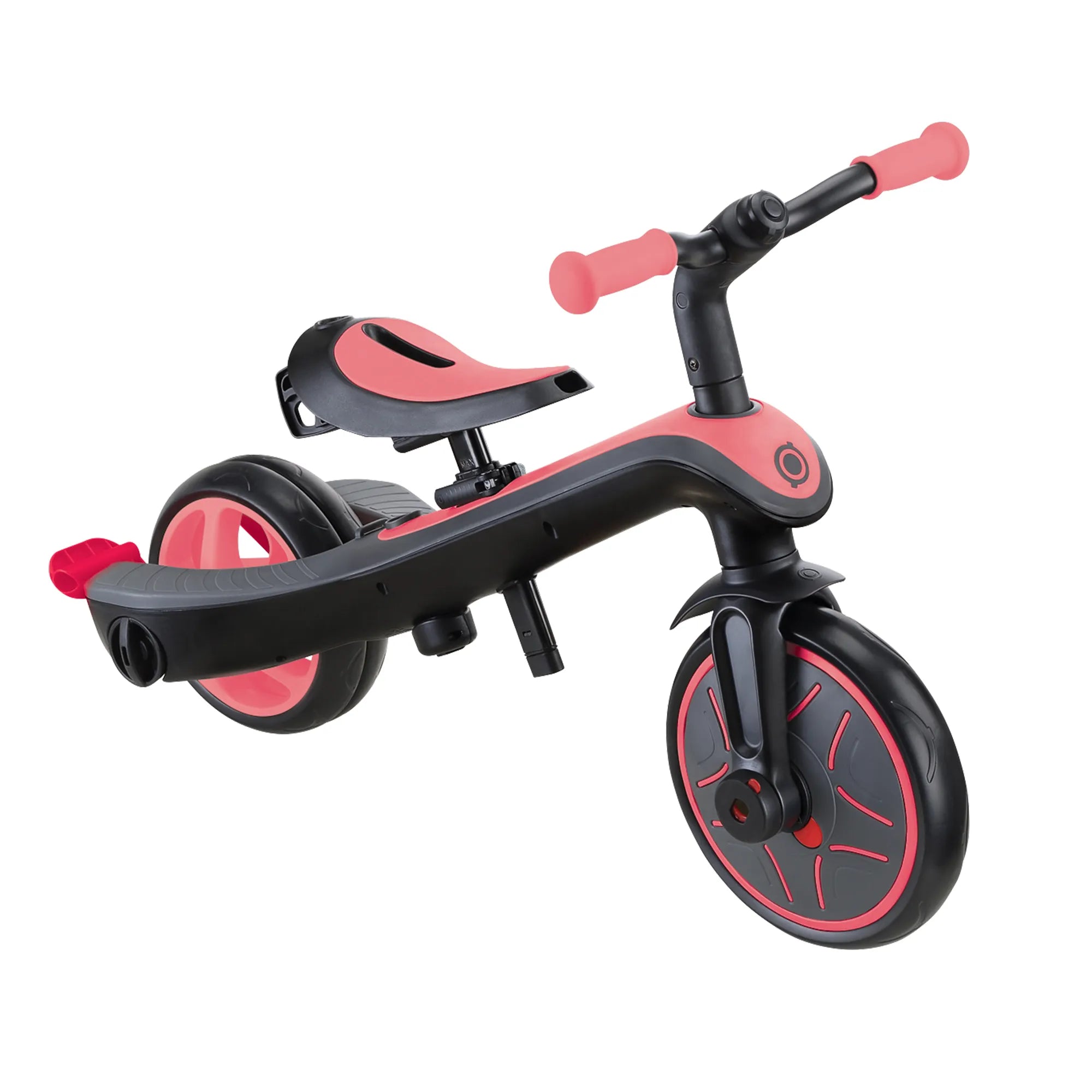 Explorer Trike 4 in 1 Balance Bike Mode Learning Bike New Model Coral Pink Colour Front Right View