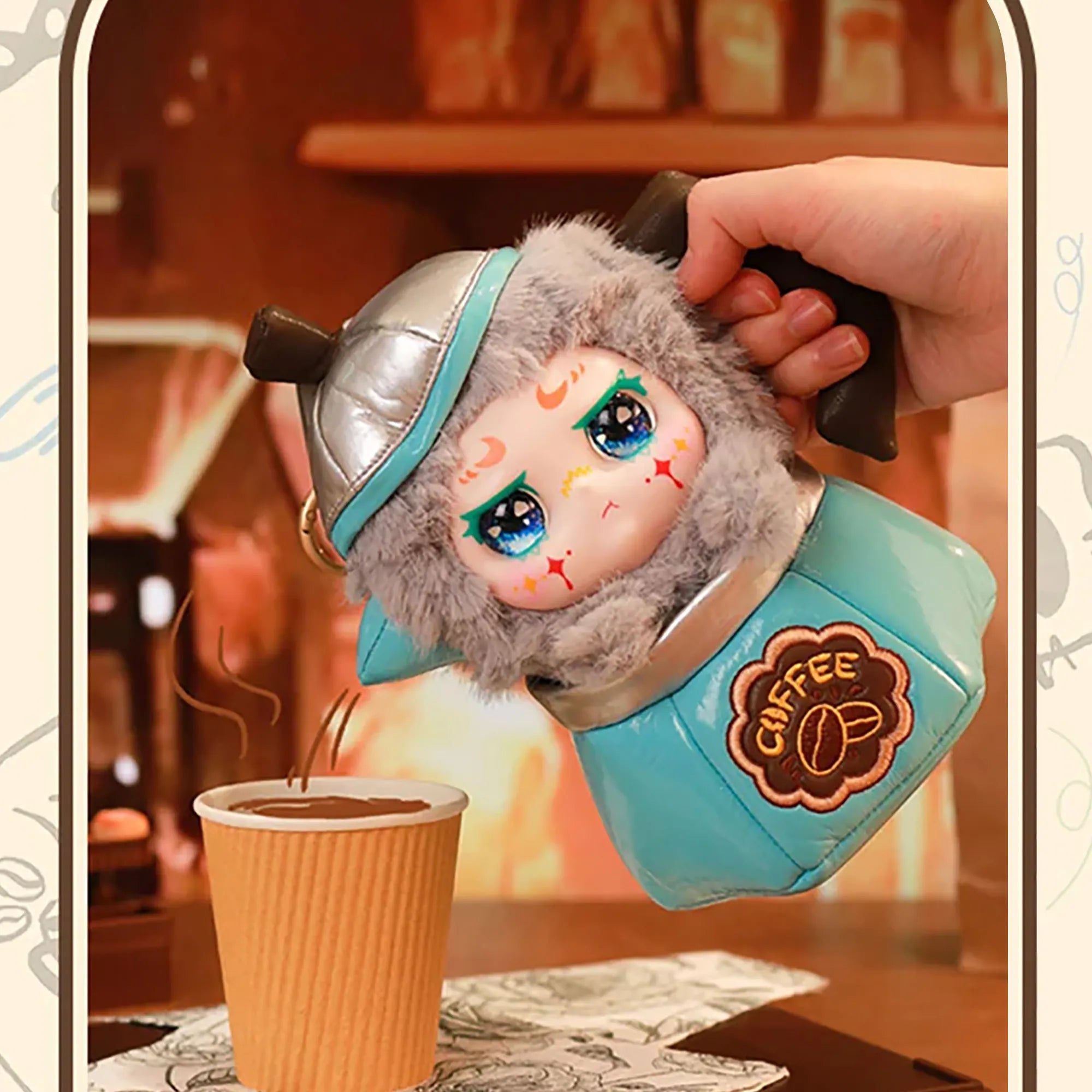 Kimmon 6-PACK Sealed Case Let’s Cafe - Limited Edition Blind Box Plush Collectibles - Kawaii Culture Cuteness (Copy) (Copy) (Copy) - Brown's Hobby & Game