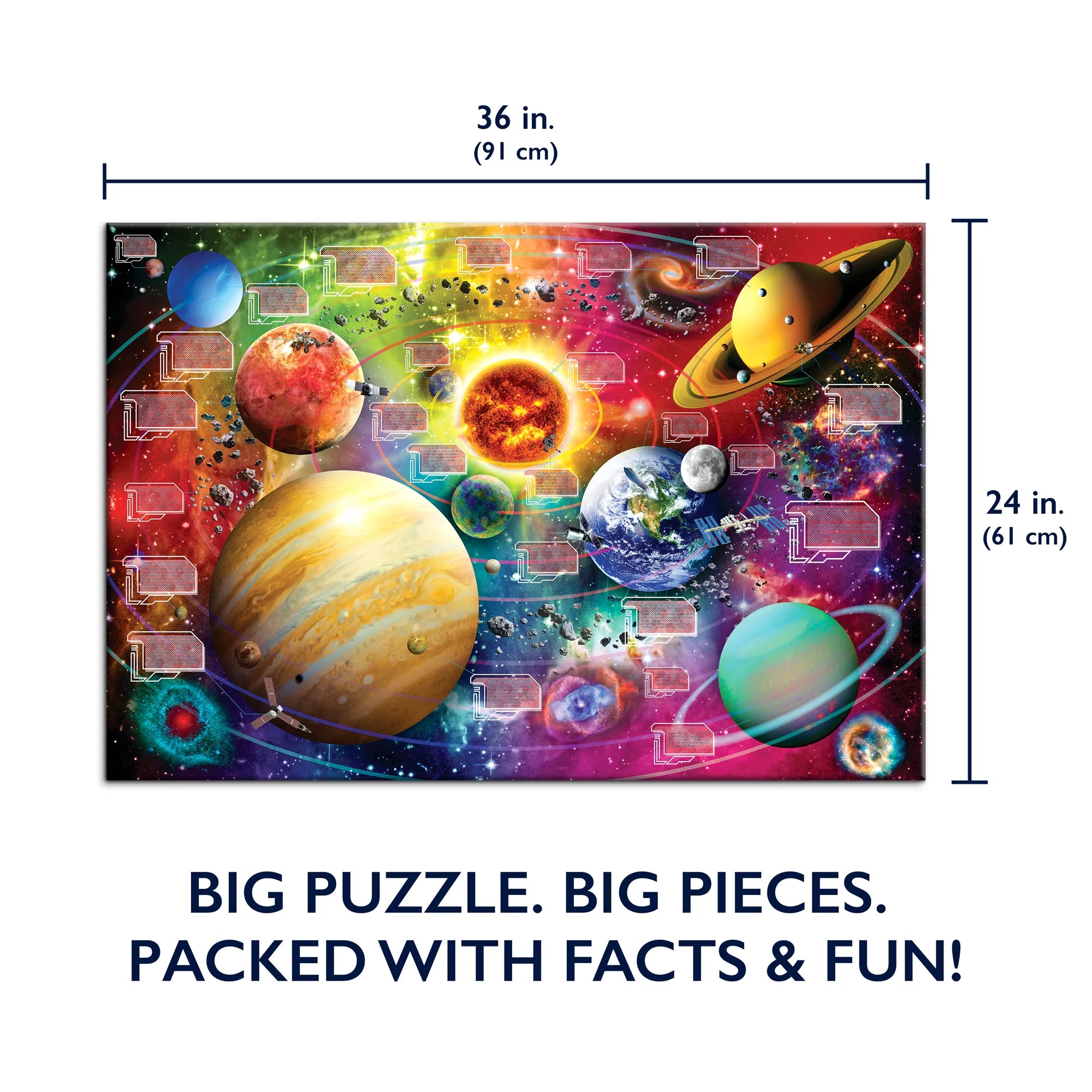 Smithsonian Solar System Discovery Puzzle - Ages 6+ - Brown's Hobby & Game