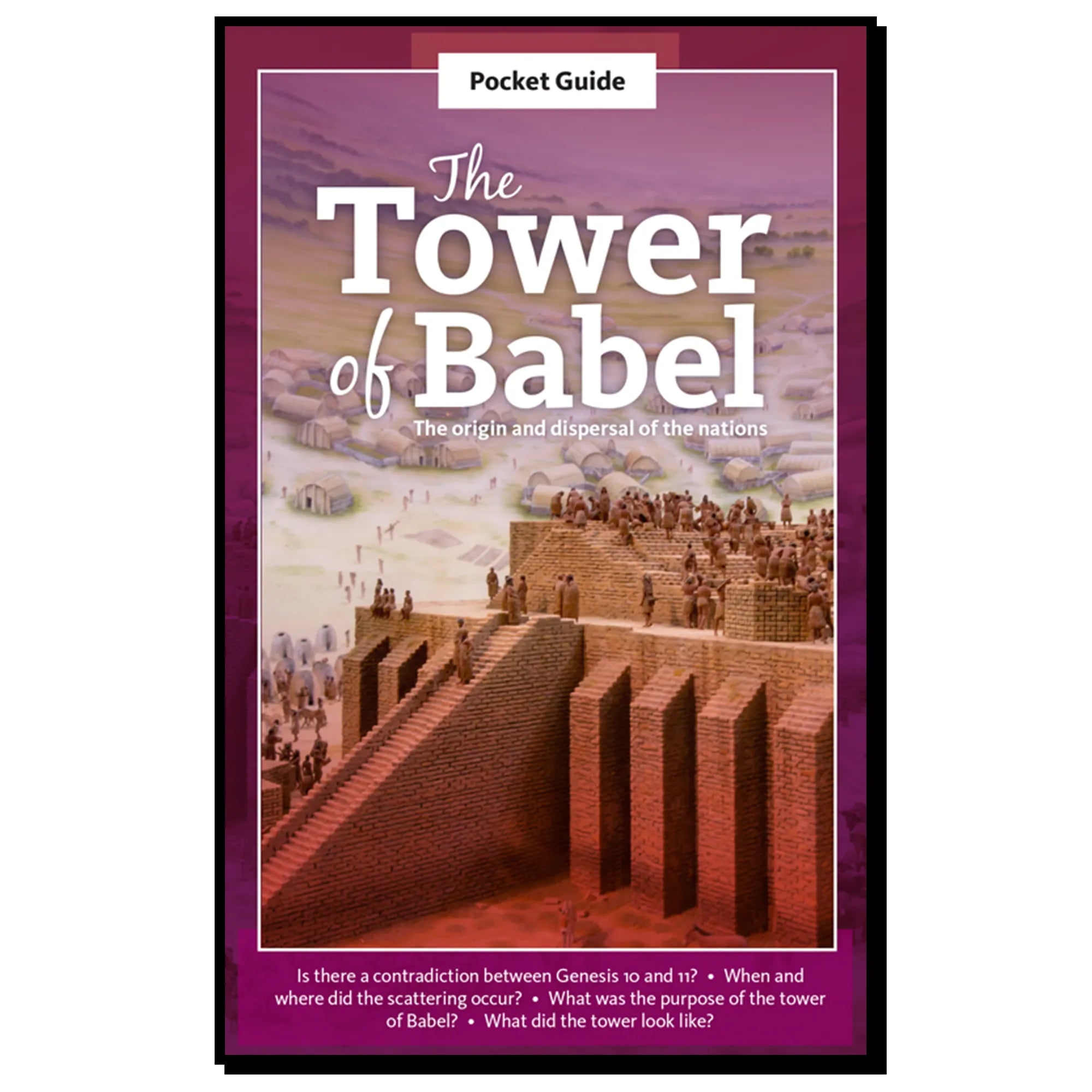 5 Book Pocket Guide Bible Science Series - The Global Flood, Noah’s Ark, The Tower of Babel, & More - Brown's Hobby & Game