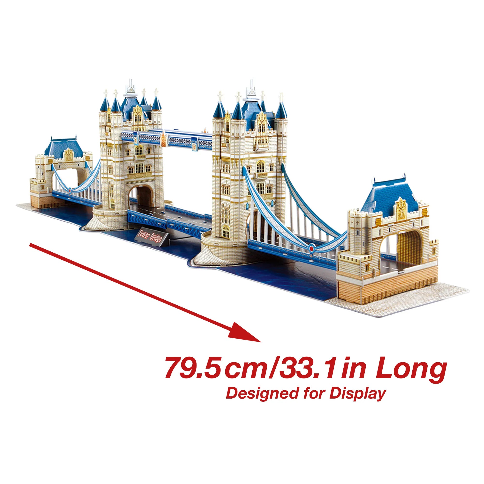 National Geographic London Tower Bridge 3D Puzzle - 120 Pcs - Ages 8-Adult - Brown's Hobby & Game