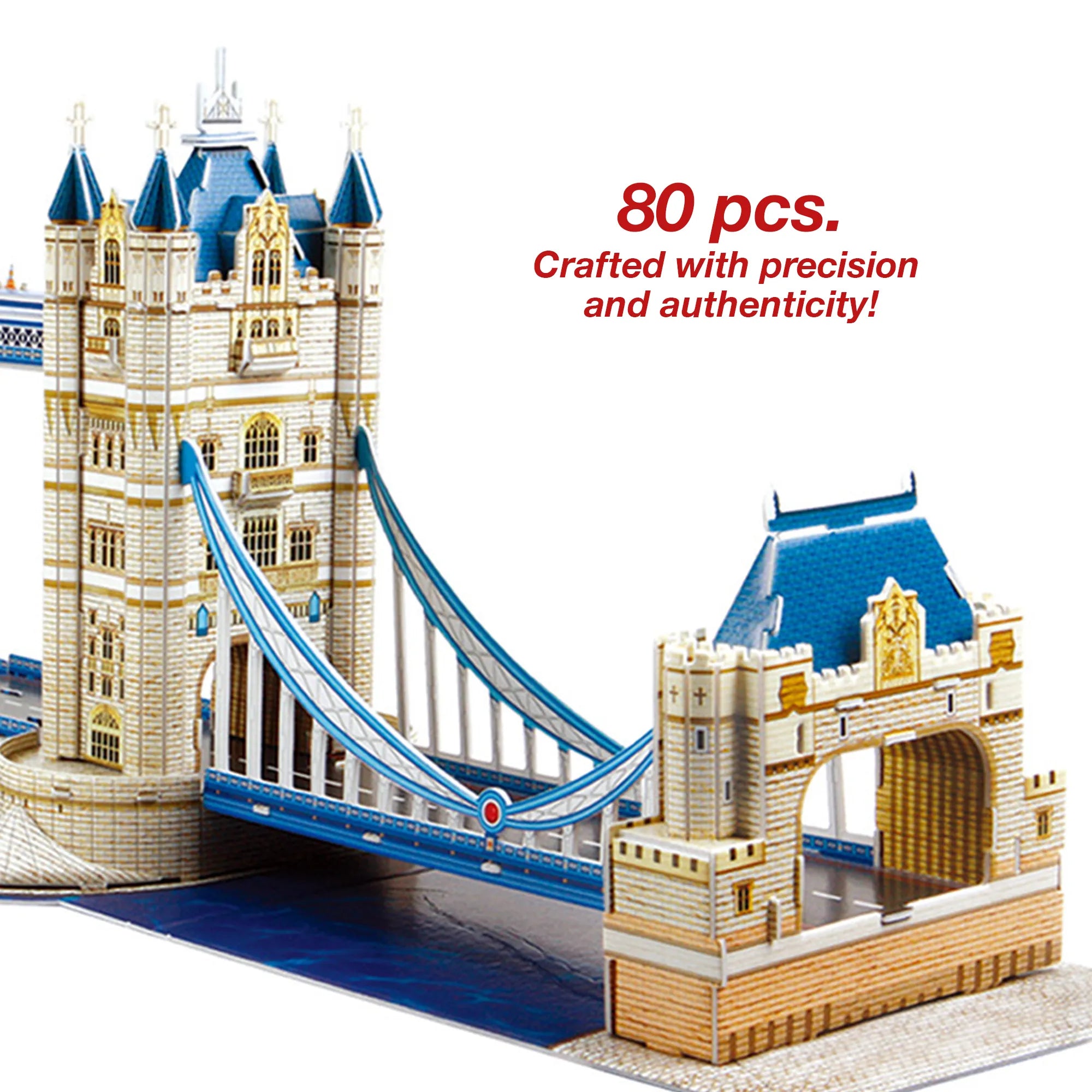 National Geographic London Tower Bridge 3D Puzzle - 120 Pcs - Ages 8-Adult - Brown's Hobby & Game