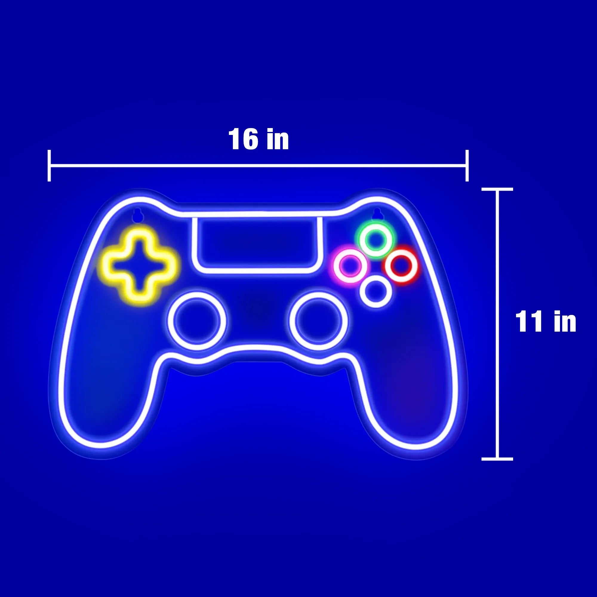 Video Game Controller LED Neon Light Wall Sign - Age 8+ - Brown's Hobby & Game