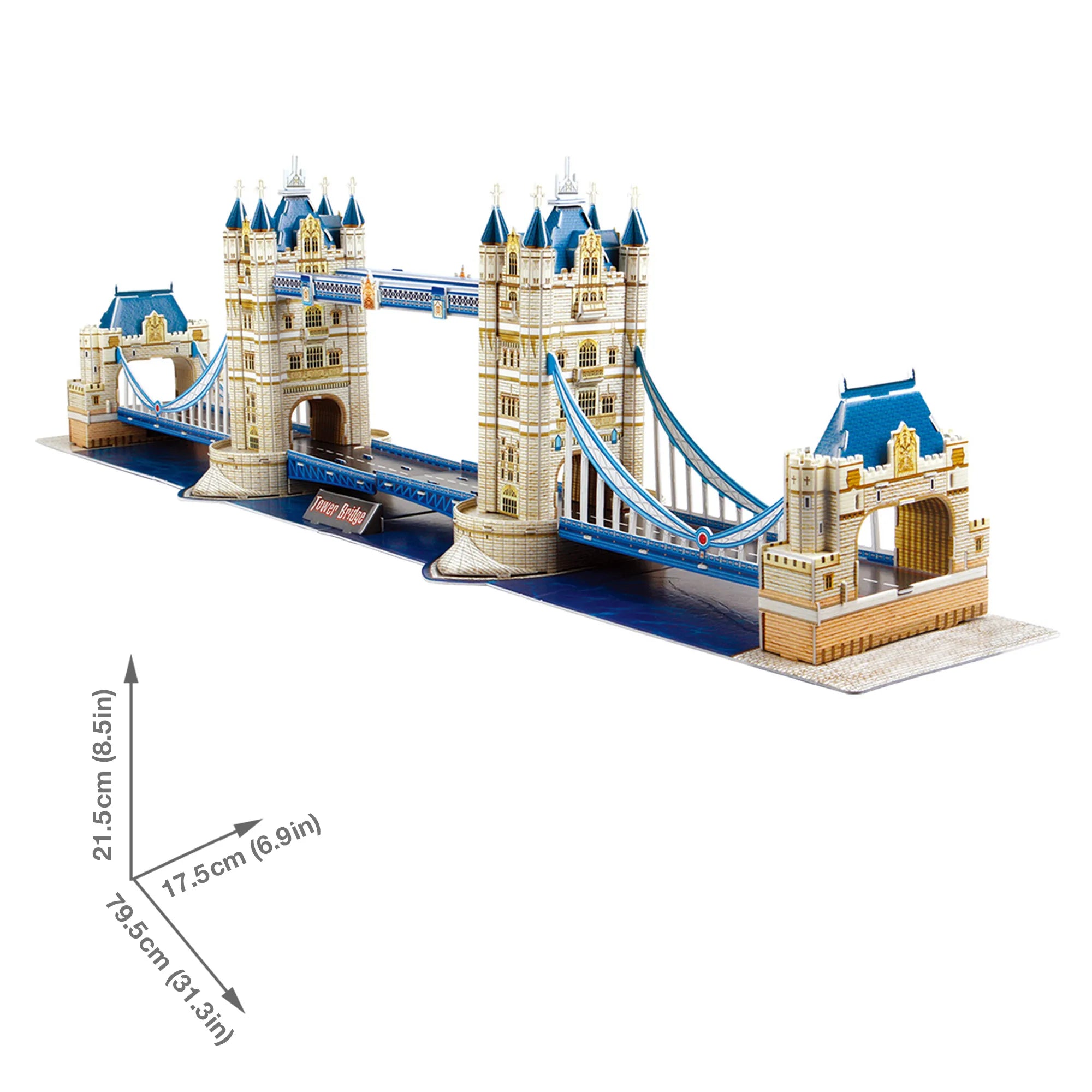 National Geographic London Tower Bridge 3D Puzzle - 120 Pcs - Ages 8-Adult - Brown's Hobby & Game