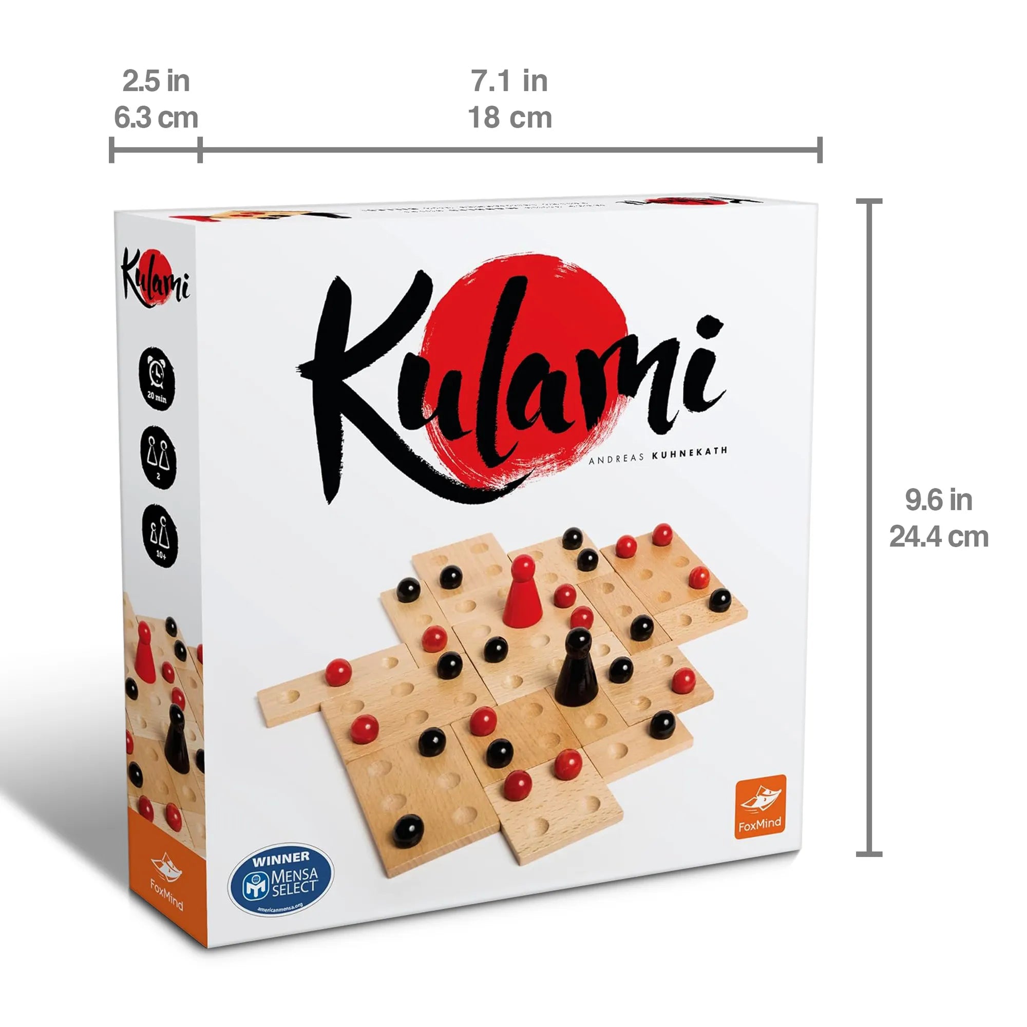 Kulami - Mensa Winning Strategy Game for Sharp Minds - Age 9+ - Brown's Hobby & Game