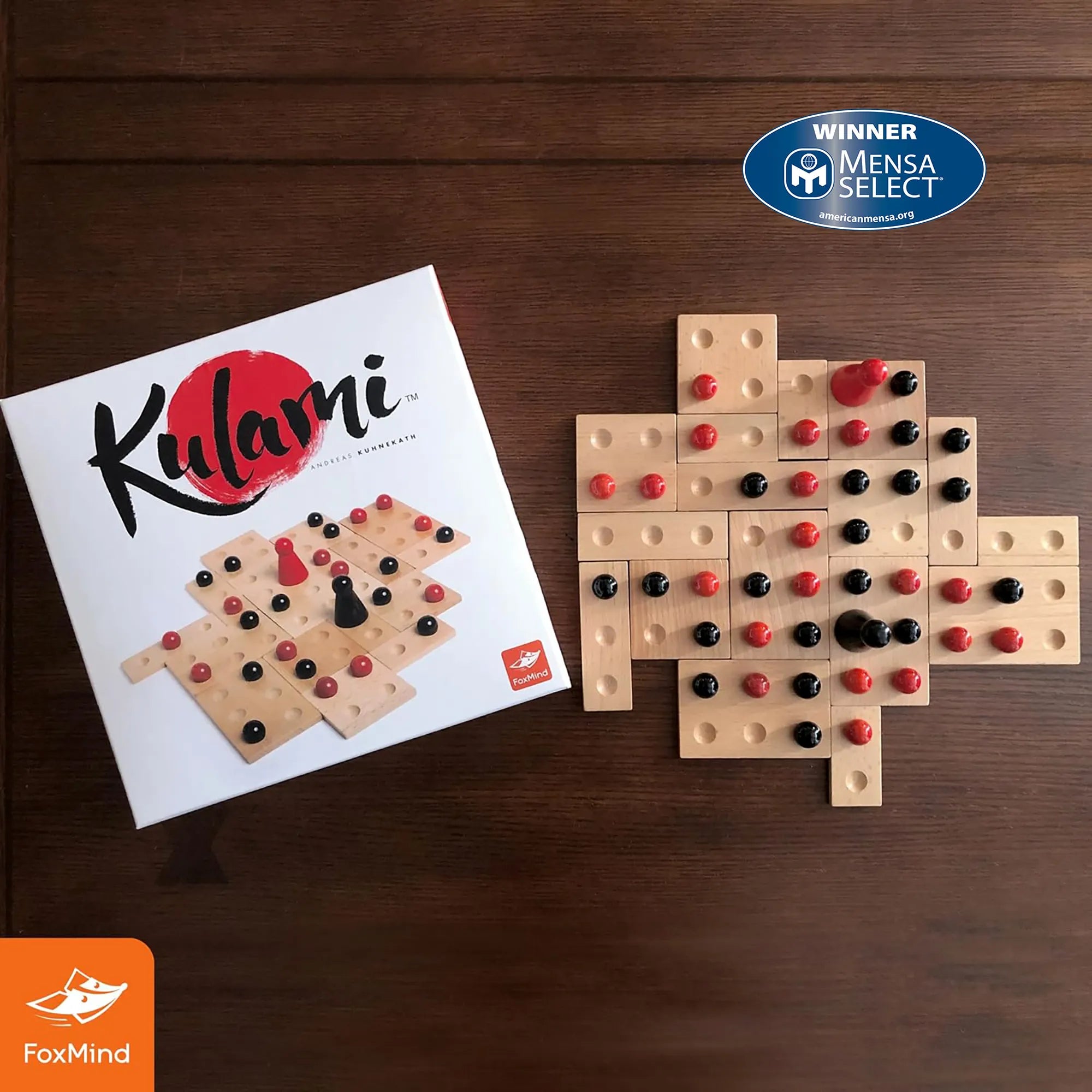 Kulami - Mensa Winning Strategy Game for Sharp Minds - Age 9+ - Brown's Hobby & Game