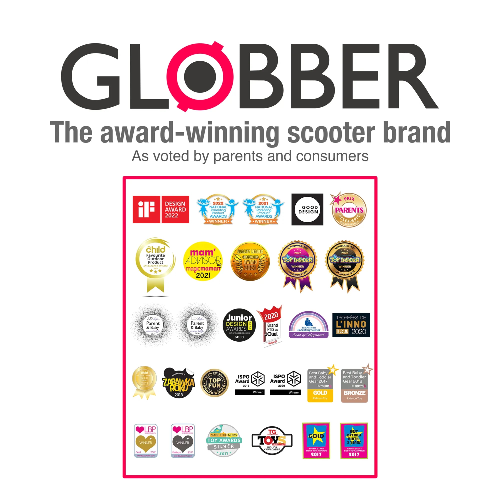 Globber NL 205 - Black & Red - Award-Winning Scooter Ages 8-Adult - Brown's Hobby & Game