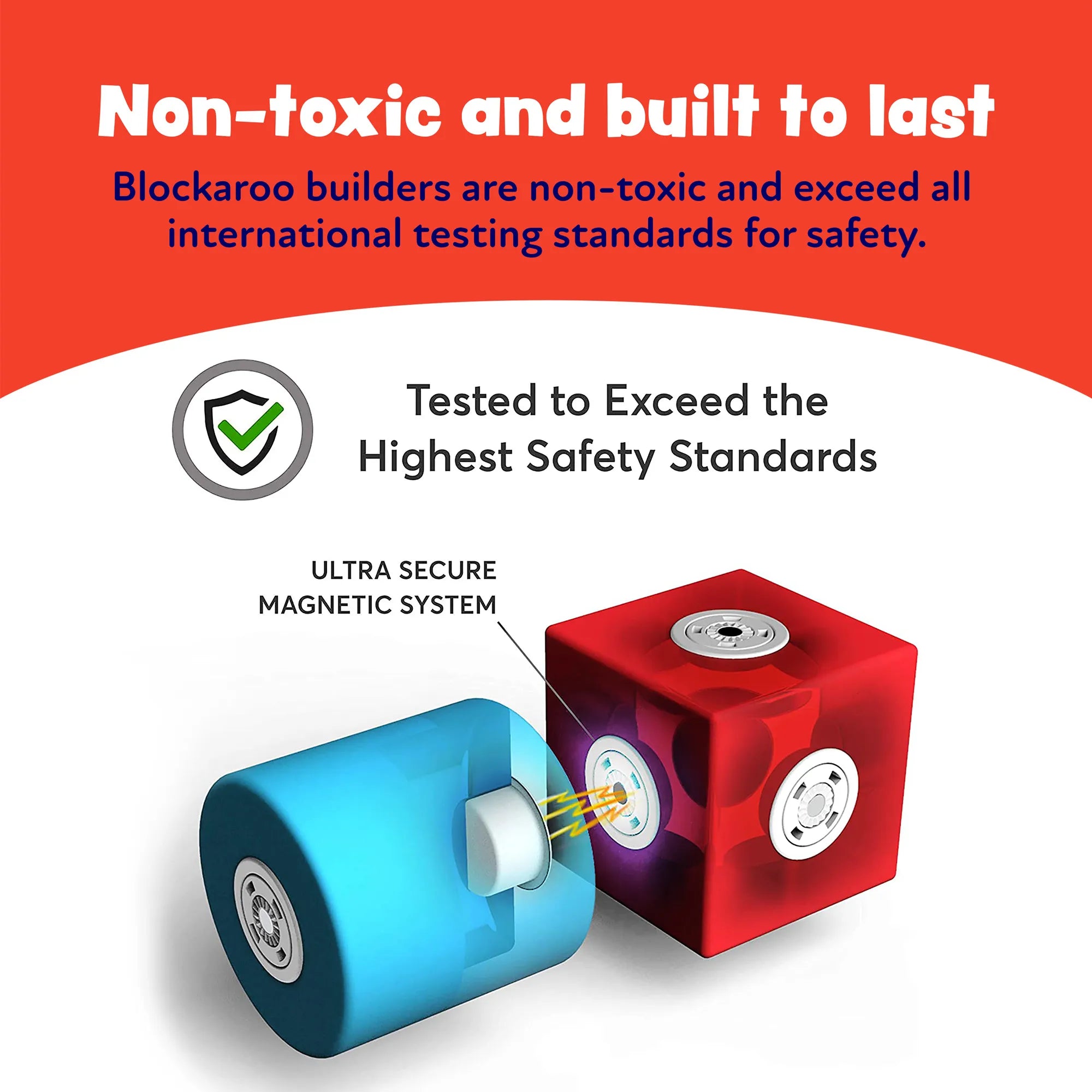 Blockaroo Patterns Blockaroo Magnetic Foam Building Blocks - Award Winning STEM - Easiest ...