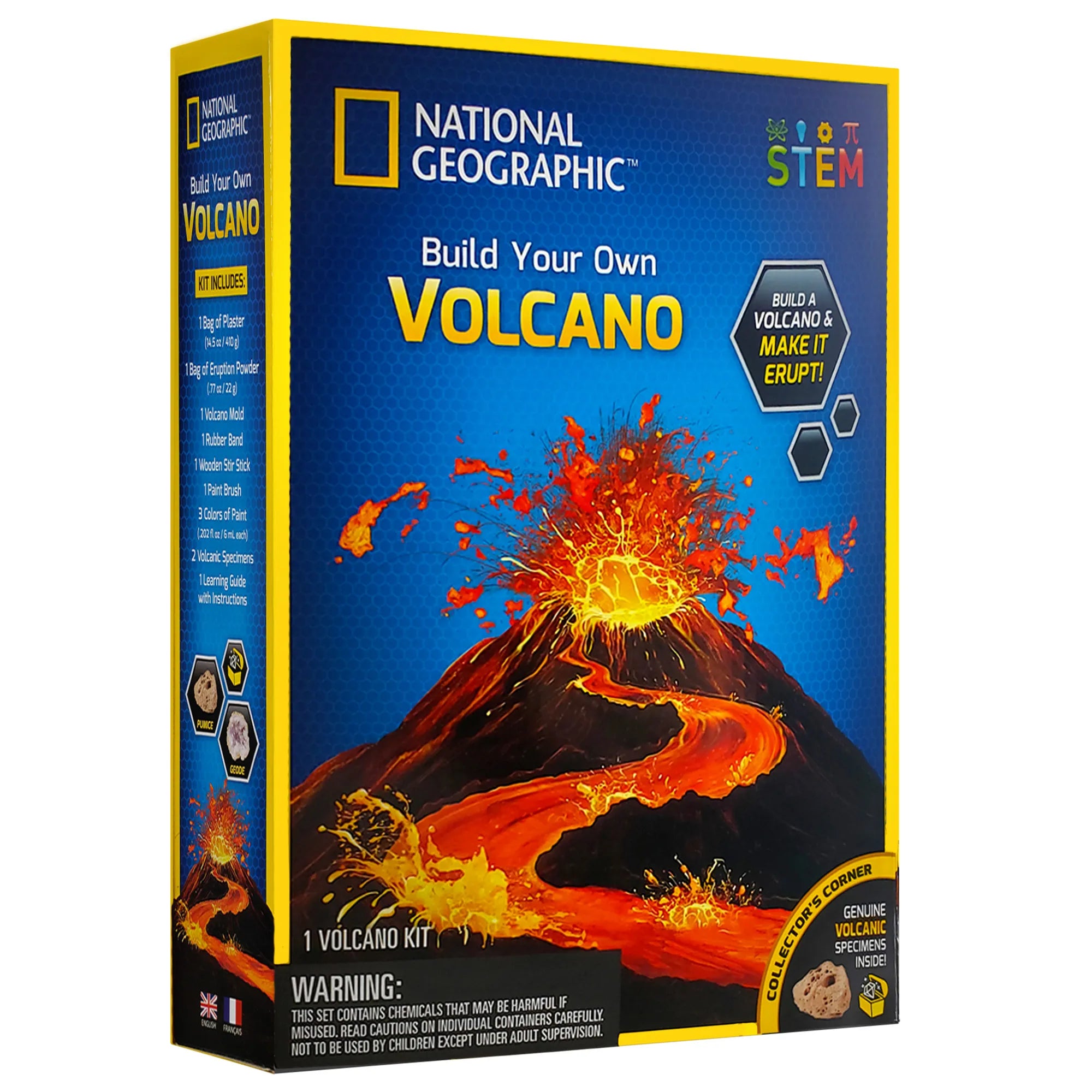 National Geographic Build Your Own Volcano Kit - Age 8+ - Brown's Hobby & Game