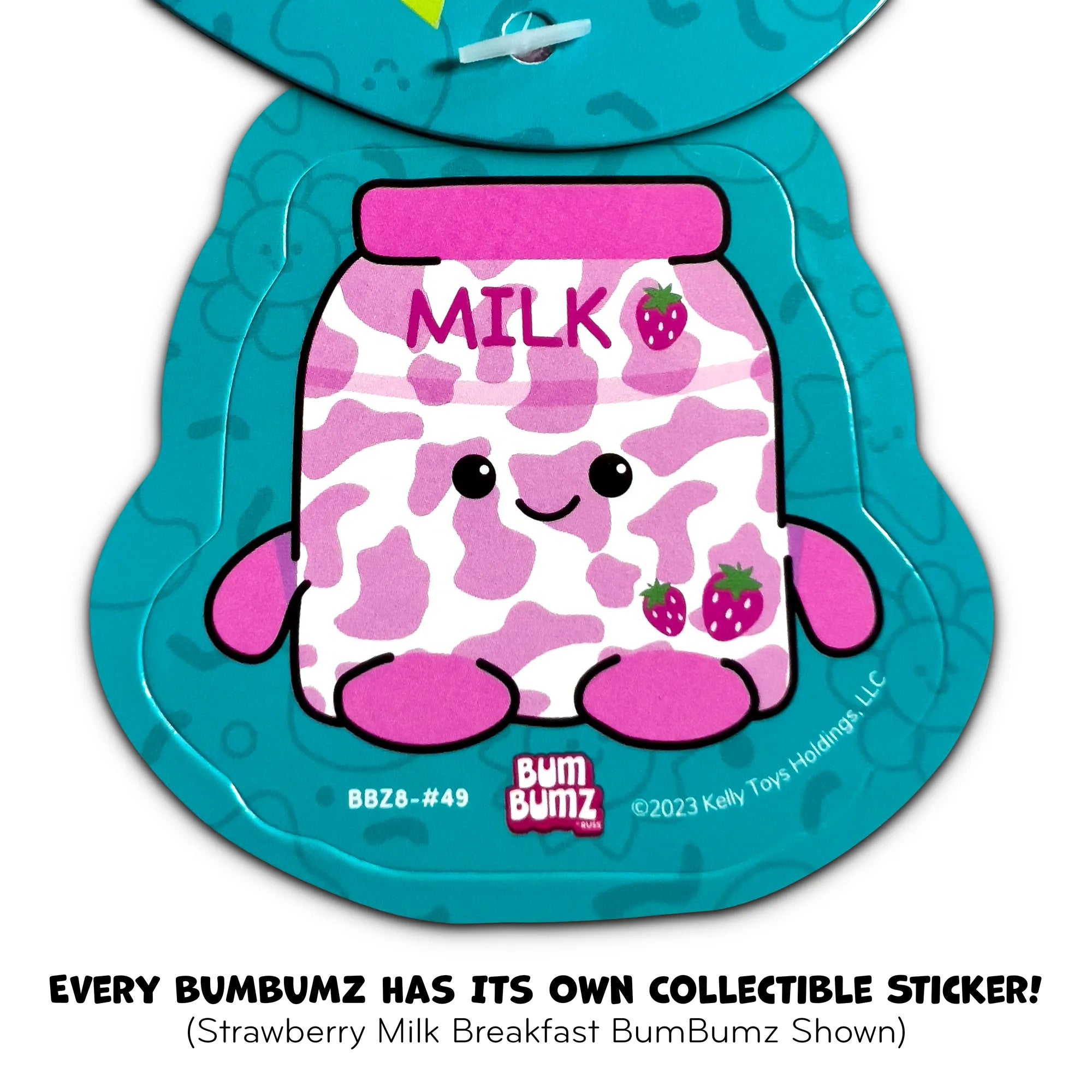 BumBumz Breakfast Series - 7.5” Collectibles - Strawberry Milk 'Sunday' - Ages 3-Adult - Brown's Hobby & Game