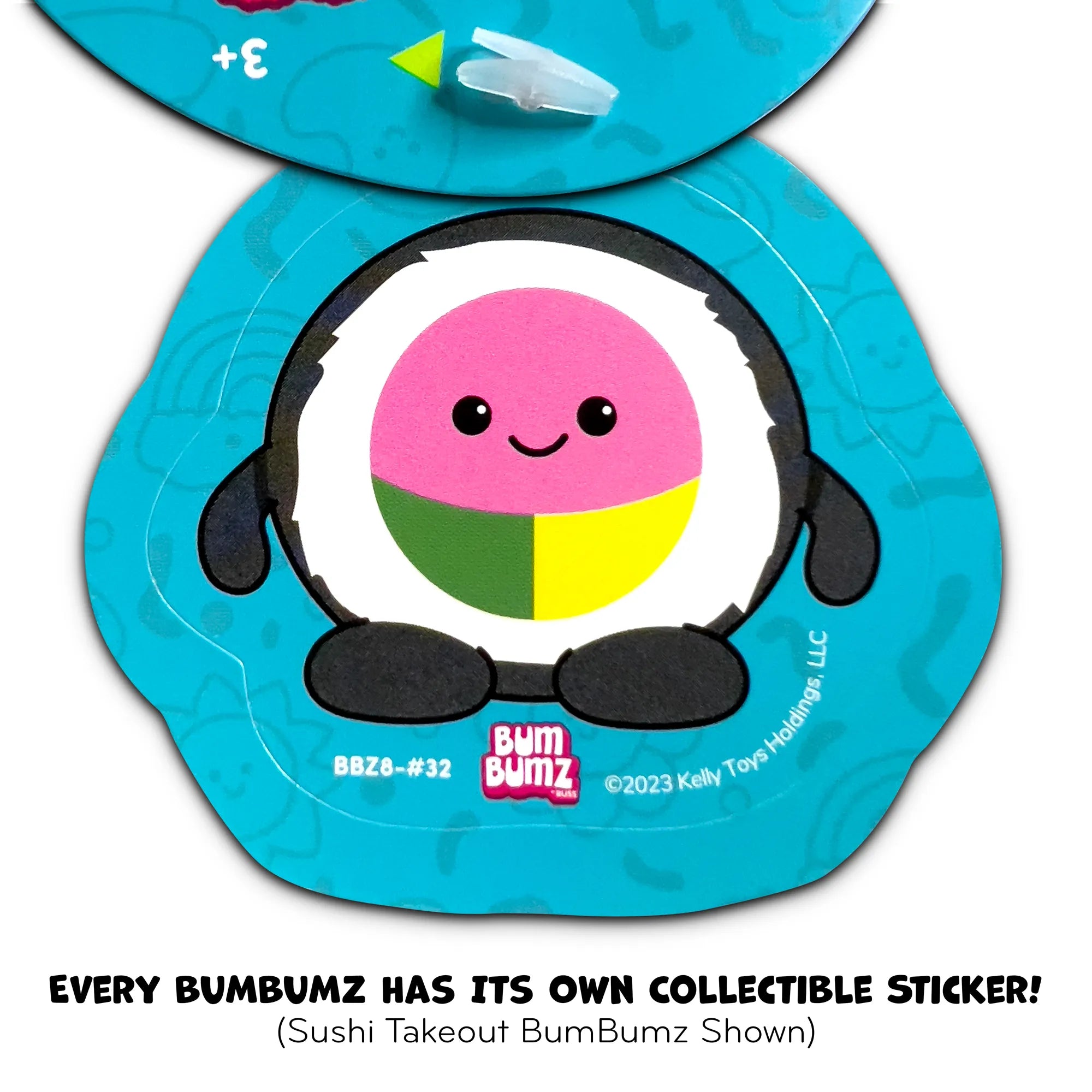 BumBumz Takeout Series - 7.5” Collectibles - Salmon Nigiri 'Seth' - Ages 3-Adult - Brown's Hobby & Game