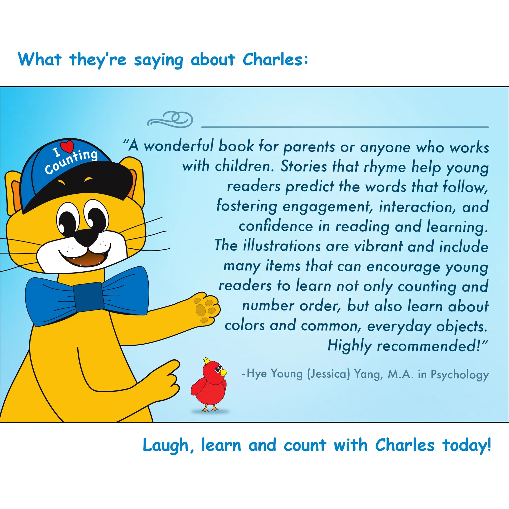 Charles The Counting Cat: A Laugh & Learn Adventure - Softcover - Brown's Hobby & Game