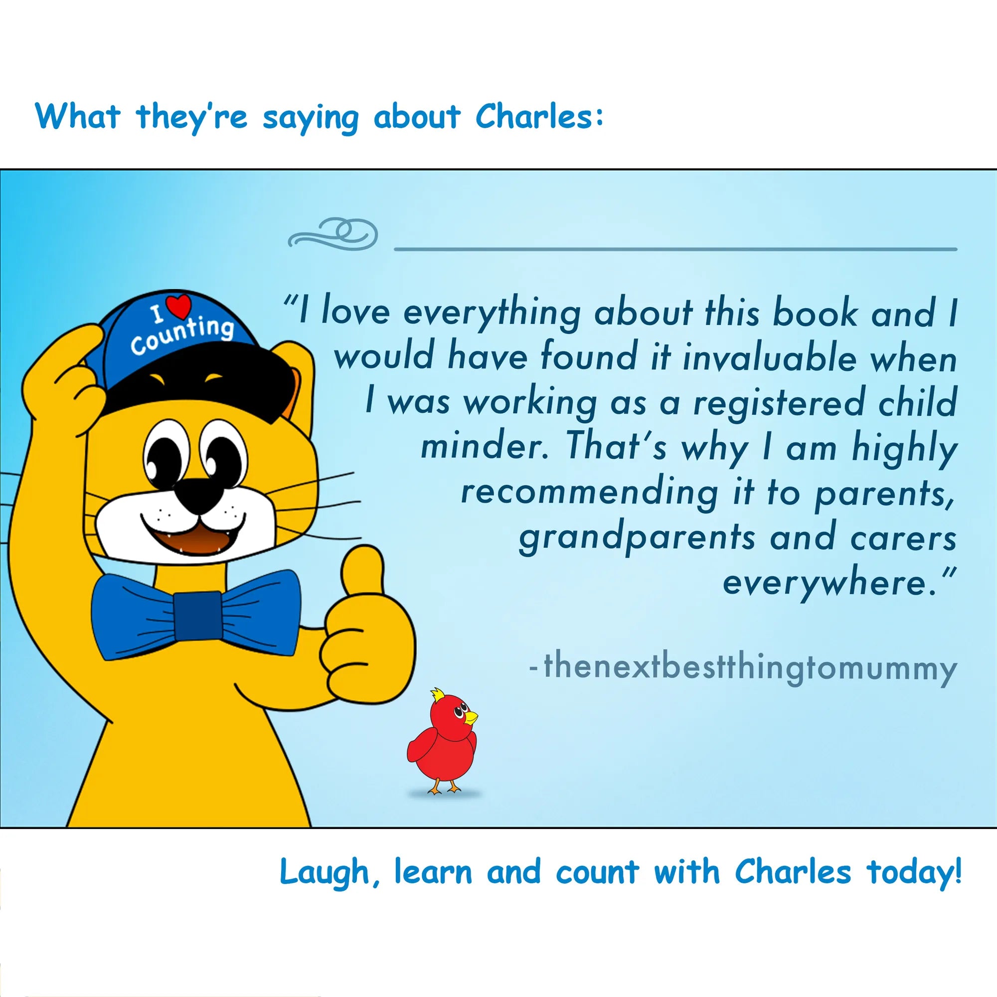 Charles The Counting Cat: A Laugh & Learn Adventure - Softcover - Brown's Hobby & Game