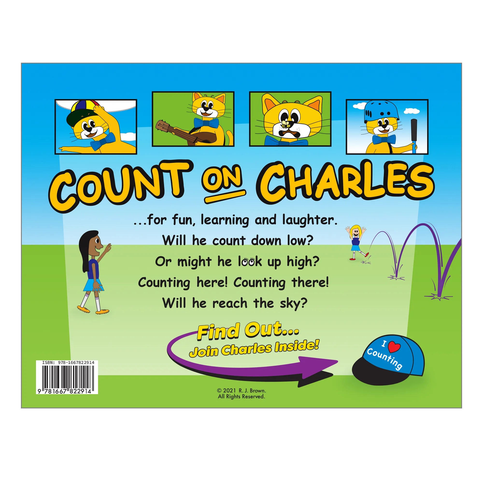 Charles The Counting Cat: A Laugh & Learn Adventure - Softcover - Brown's Hobby & Game
