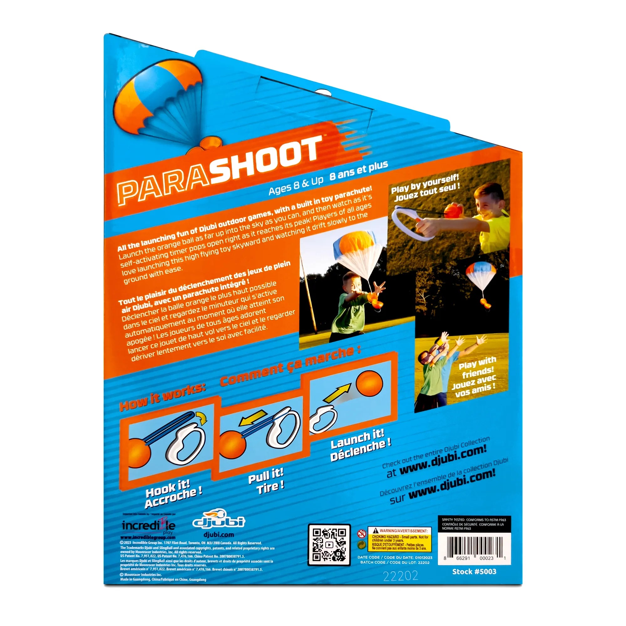 Djubi ParaShoot – Sky-High Fun for Everyone! - Ages 8-Adult - Brown's Hobby & Game