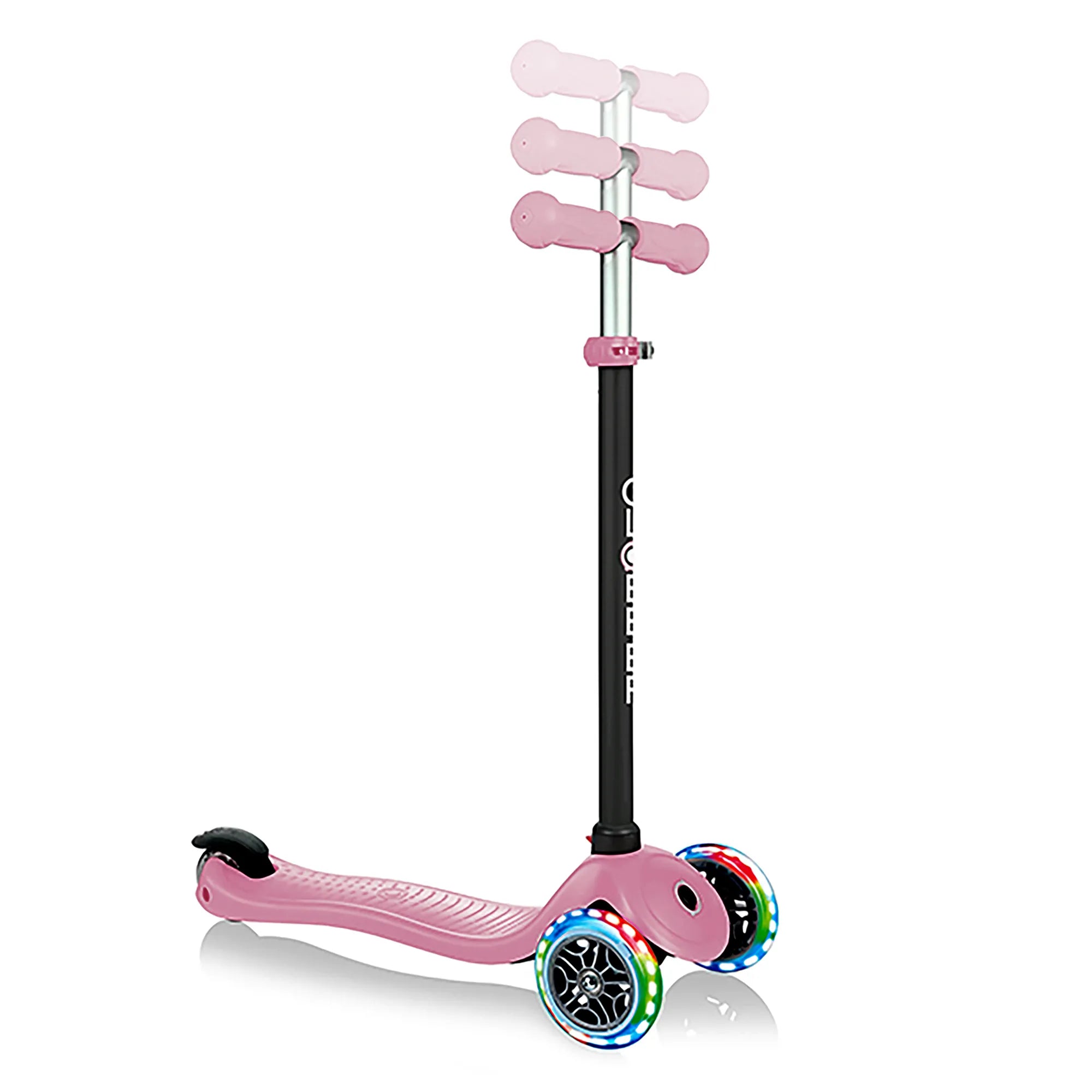 Globber GO•UP Sporty Lights 3-in-1 - Pastel Pink - Award-Winning Fun - Ages 15m-7+ yrs