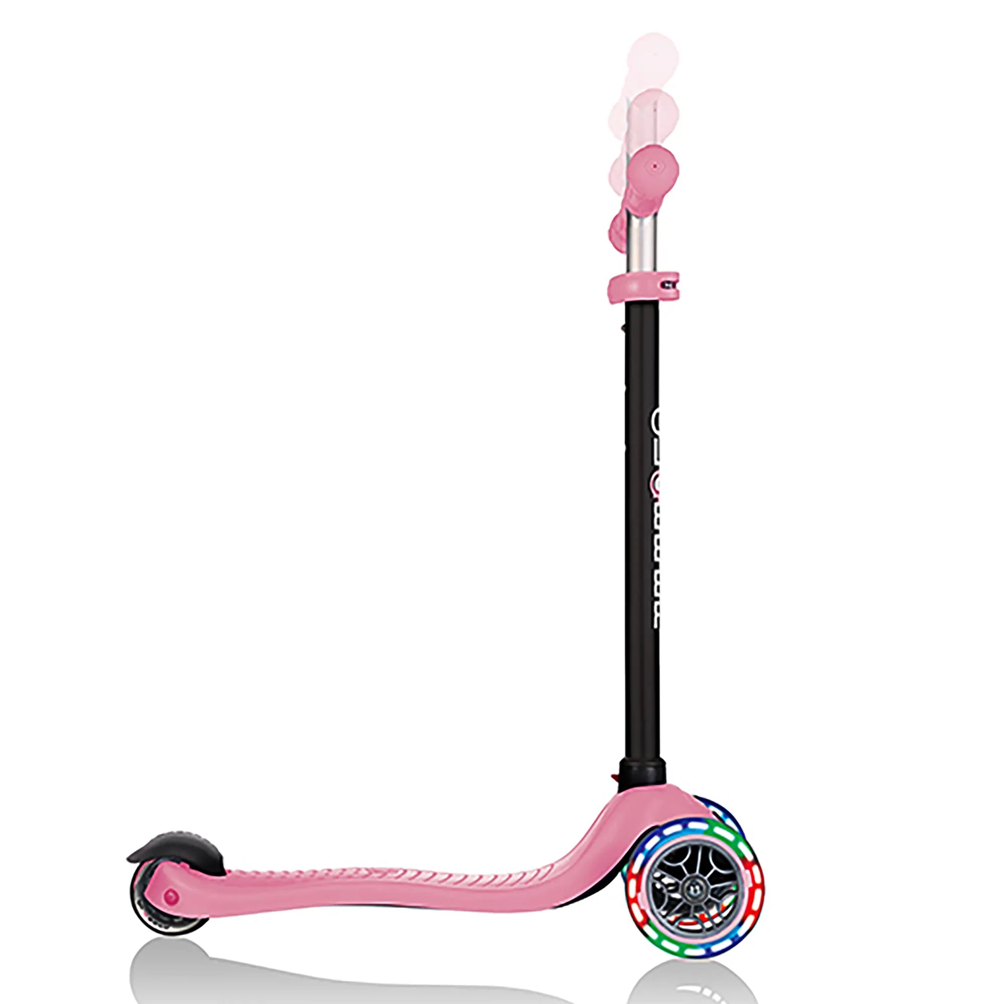 Globber GO•UP Sporty Lights 3-in-1 - Pastel Pink - Award-Winning Fun - Ages 15m-7+ yrs