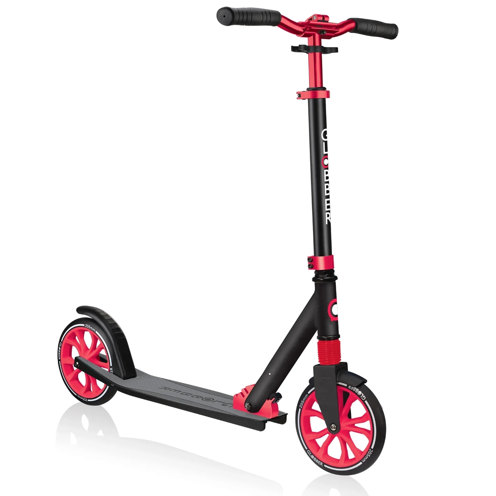 Globber NL 205 - Black & Red - Award-Winning Scooter Ages 8-Adult - Brown's Hobby & Game