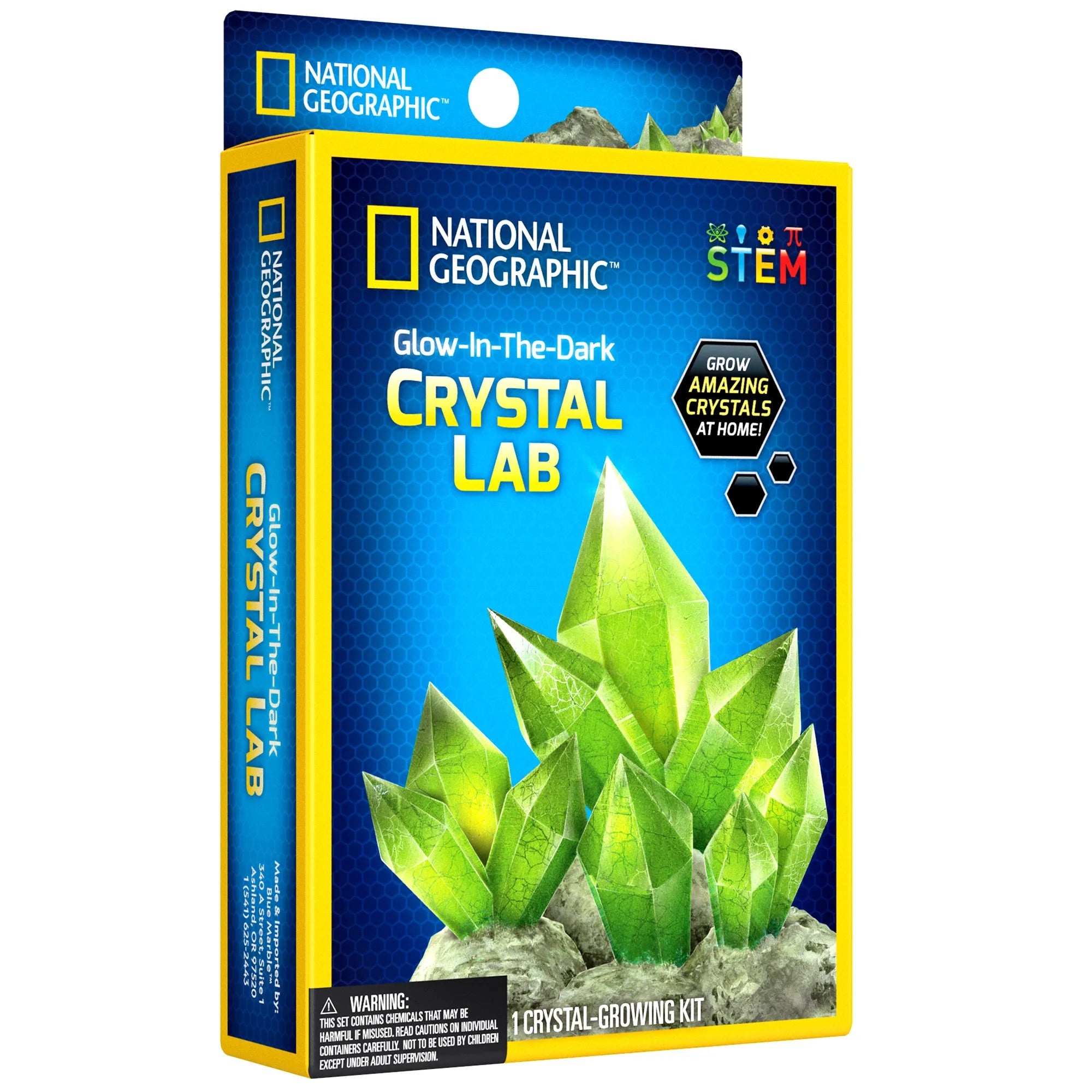 National Geographic Glow-in-the-Dark Crystal Lab - Age 8+ - Brown's Hobby & Game