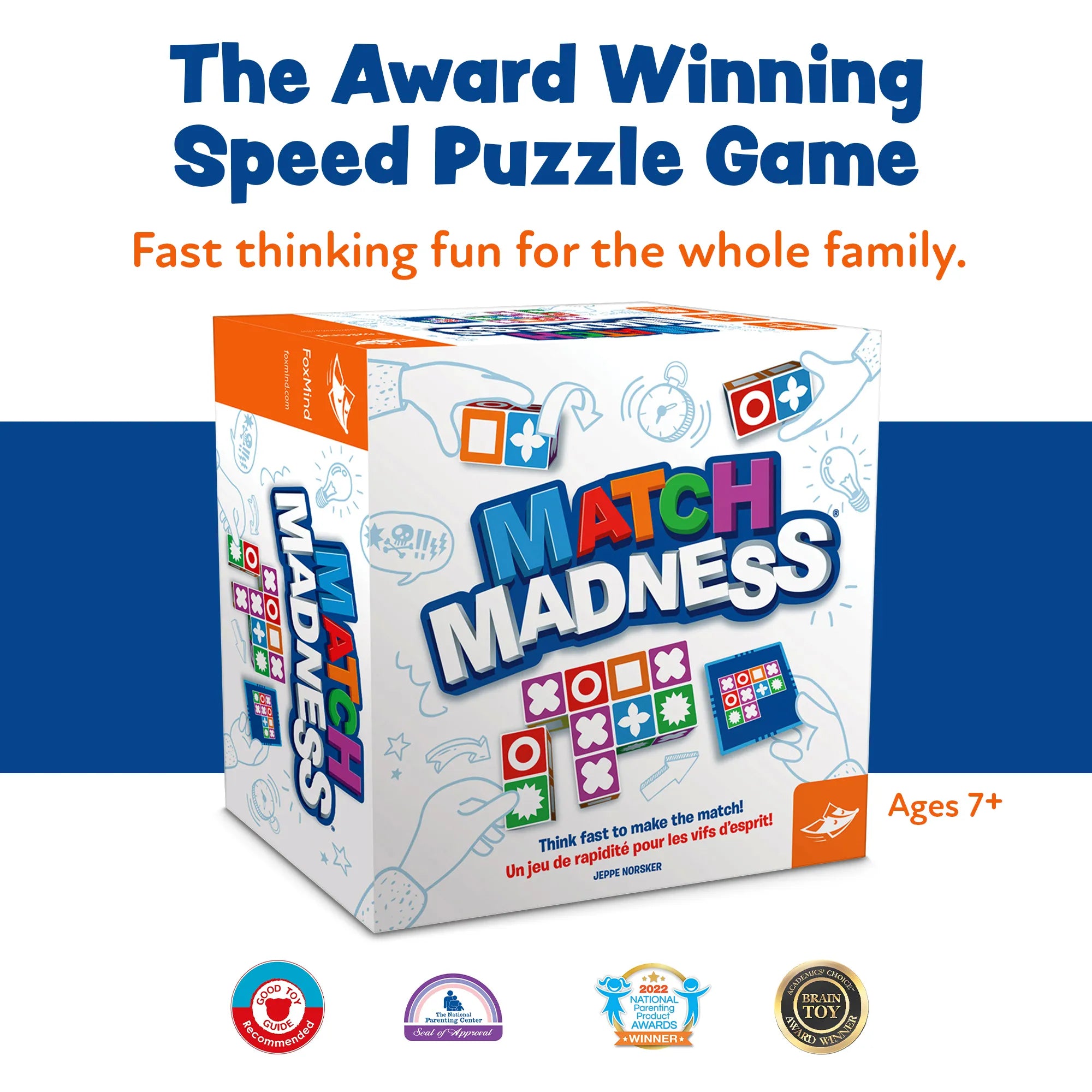 Match Madness - The Award-Winning Pattern Matching Game - Age 7+ - Brown's Hobby & Game