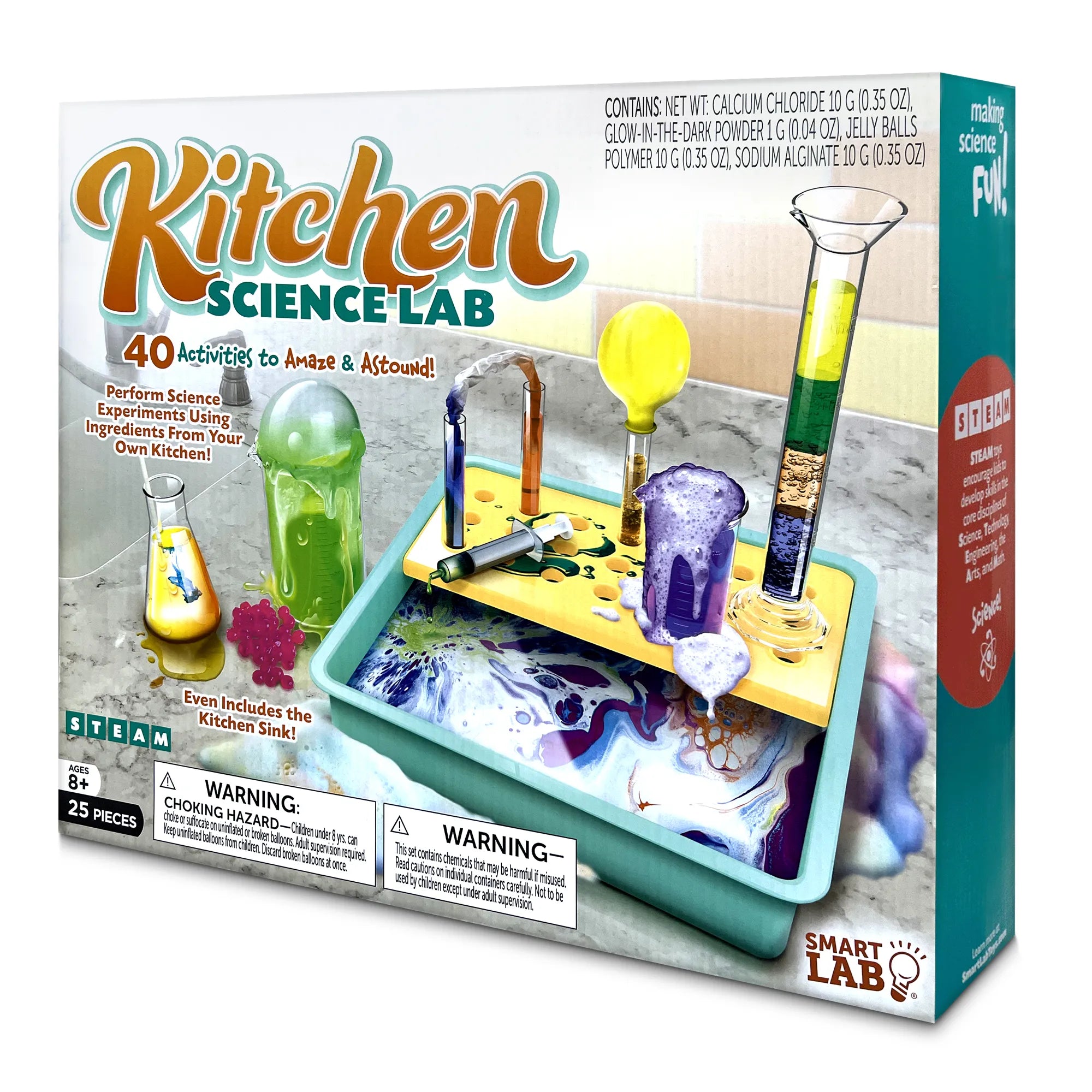 SmartLab Kitchen Science Lab - 40 Activities to Amaze & Astound! - Age 8+ - Brown's Hobby & Game
