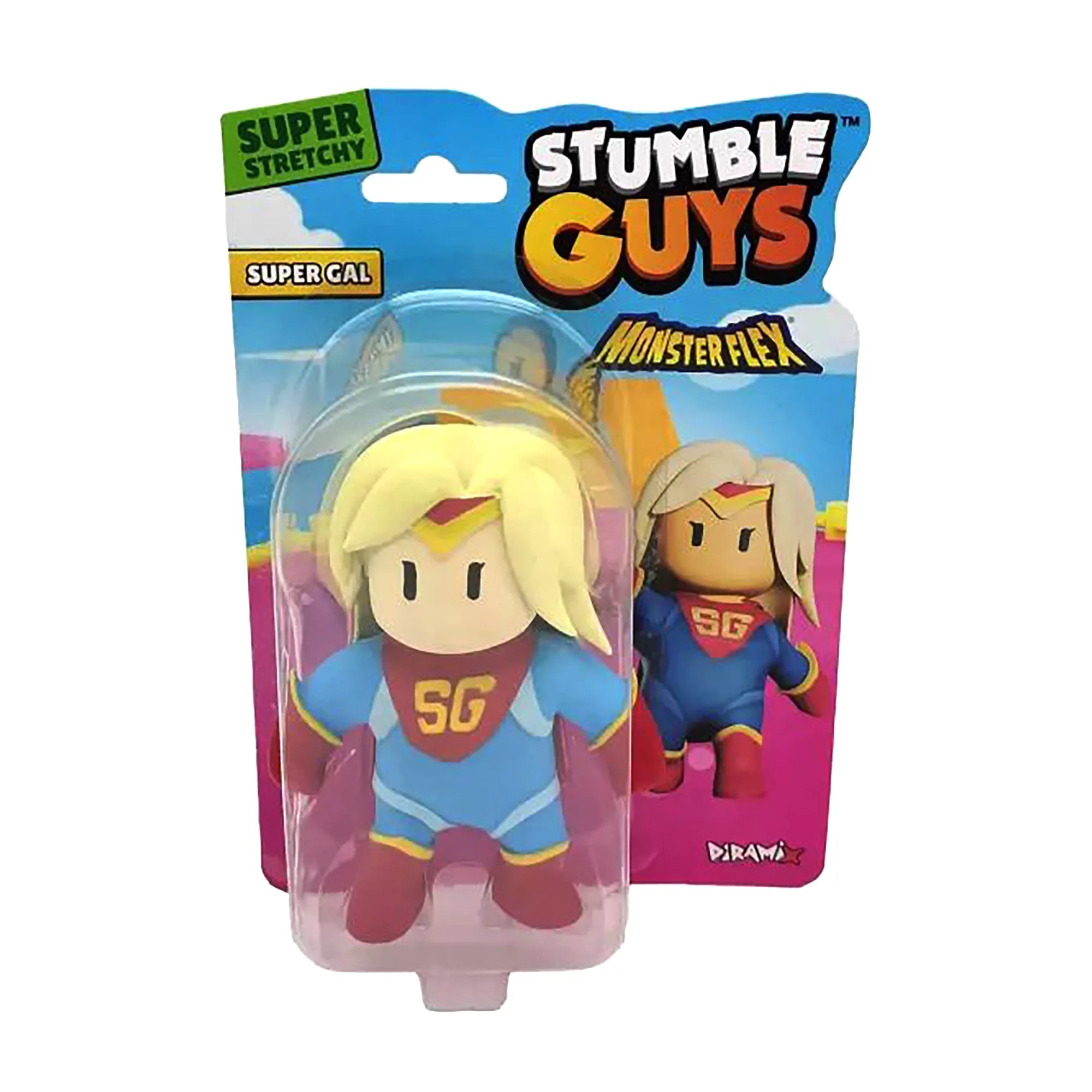 Stumble Guys Monster Flex - Super Gal - Collectible - Ages 6-Adult - Brown's Hobby & Game